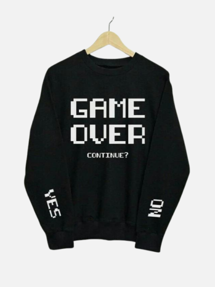 Game Over Black Sweatshirt