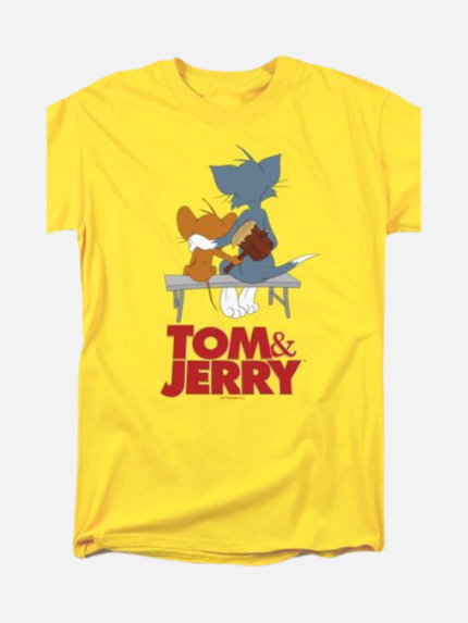 Tom And Jerry Park Bench Men's T-Shirt