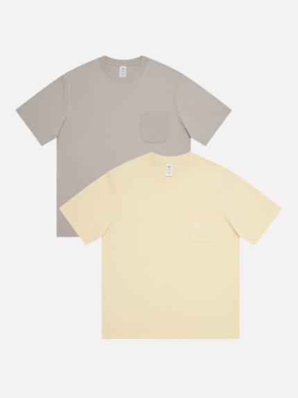 Men's 2-Pack Everyday Short Sleeve Tees Gray/Offwhite